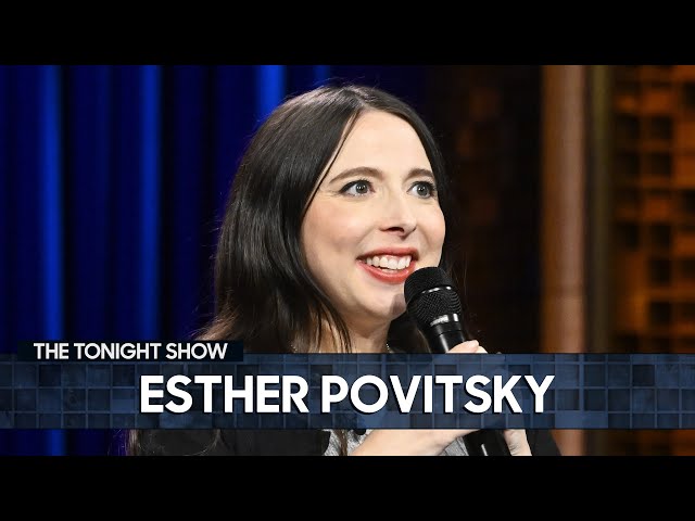Esther Povitsky Stand-Up: Being Engaged and Pregnant | The Tonight Show Starring Jimmy Fallon