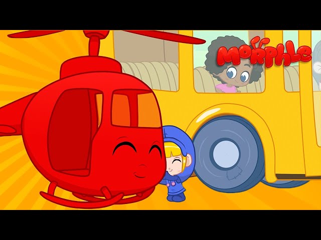 SUPER FRIEND MORPHLE - Rescue Helicopter | Fun Kids Cartoons | MOONBUG KIDS - Superheroes