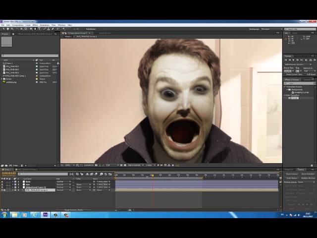 Tutorial After Effects CS6 Hacer Cara de Zombie, Monstruo, Demon Face P.2 Español