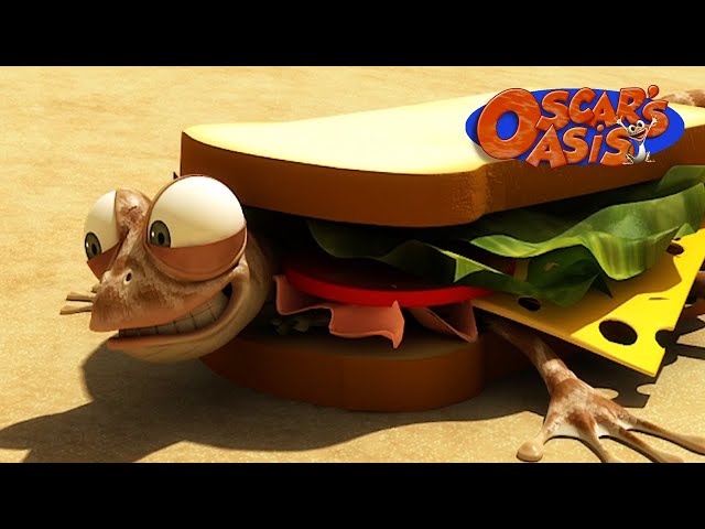 It's an Oscar Sandwich! Uh oh... | Oscar’s Oasis | Funny Cartoons for Kids
