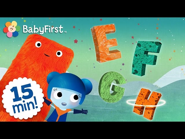 ABC -  The letters E, F, G, H | Learn the Alphabet with ABC Galaxy compilation