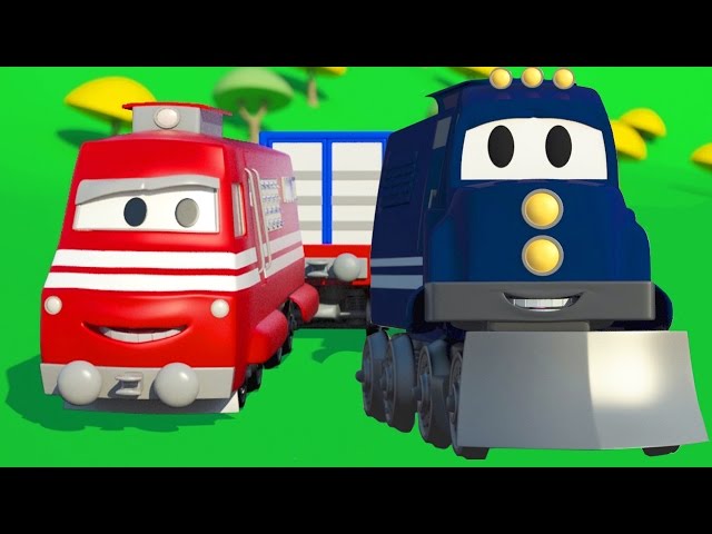 Carl the Super Truck and Troy the Train of Car City | Cars & Trucks cartoon for children