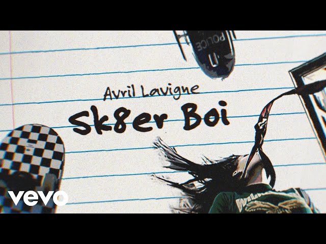 Avril Lavigne - Sk8er Boi (Official Lyric Video)