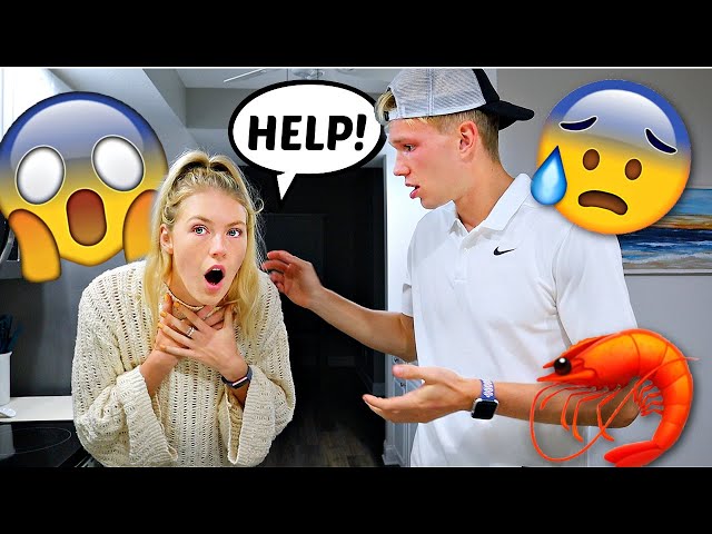 Having an Allergic reaction then *THROWING UP* Prank