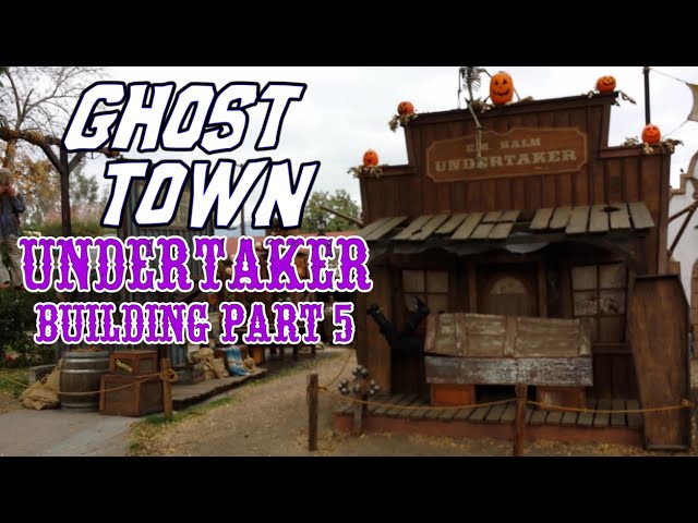 Making an Old West Town - Wild West Ghost Town Undertaker Building - Teardown