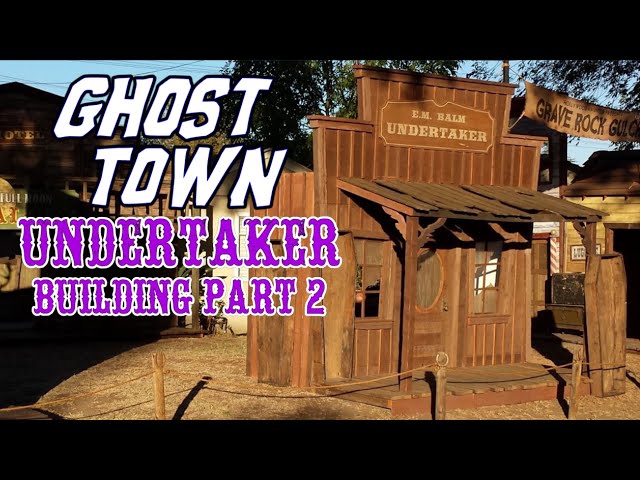 Making an Old West Town - Wild West Ghost Town Undertaker Building - Door & Hardware