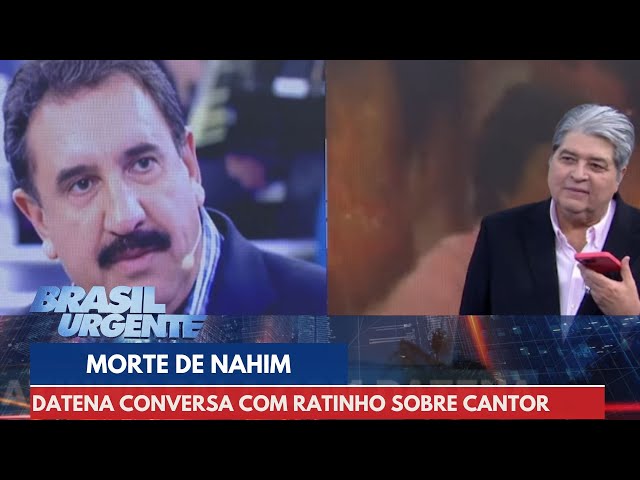 Ratinho relembra que 'resgatou' Nahim do esquecimento | Brasil Urgente