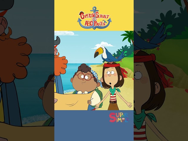What starts with the letter P? #alphabet #abcpirates #supersimpletv #shorts