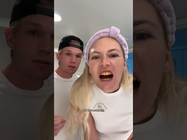 Pranking my Fiance with the yellow teeth filter 🤣
