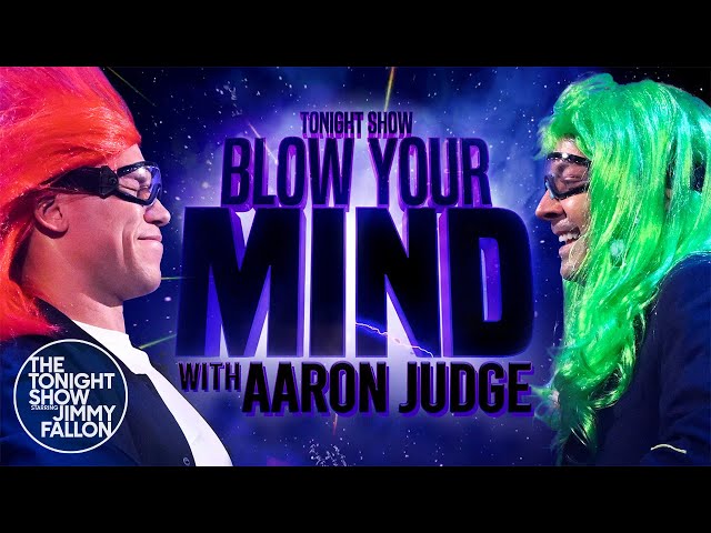 Blow Your Mind with Aaron Judge | The Tonight Show Starring Jimmy Fallon