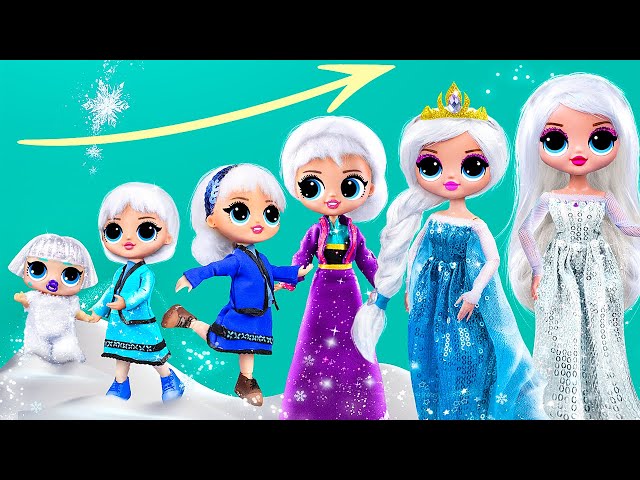 Elsa and Anna Growing Up / 11 Frozen DIYs