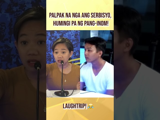 Palpak na nga ang serbisyo, humirit pa ng pang-inom!  #raffytulfoinaction