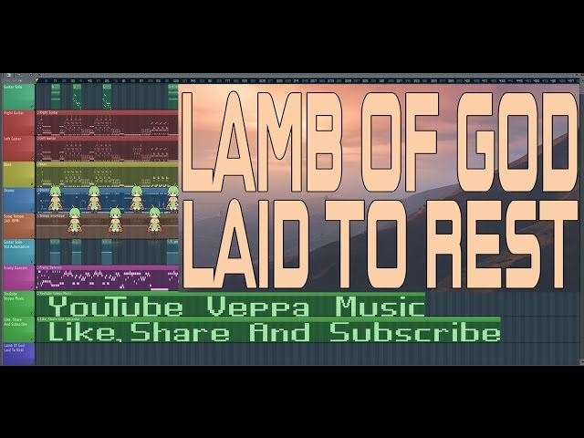 Lamb Of God - Laid To Rest (Instrumental Cover) W/Lyrics