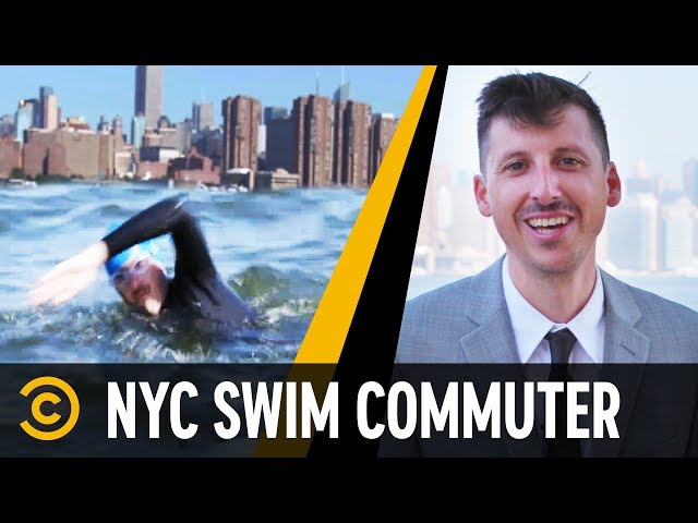 NYC Man Who Swims to Work Every Day - Mini-Mocks