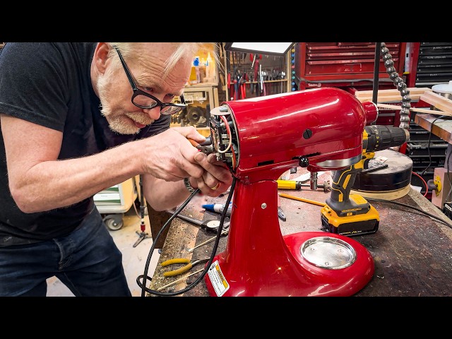 Can Adam Savage Repair This Old KitchenAid Mixer?