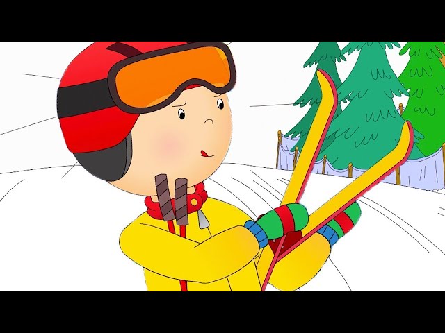Caillou Goes Skiing ★ Funny Animated Caillou | Cartoons for kids | Caillou