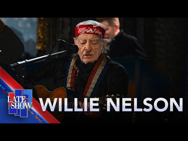 “I Never Cared For You” - Willie Nelson (LIVE on The Late Show)