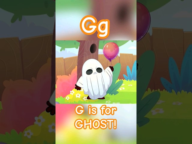 G is for Ghost! Learn ABC with Baby Cars #babycars #abc #ghost