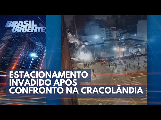 Bombas, correria e confusão na cracolândia | Brasil Urgente