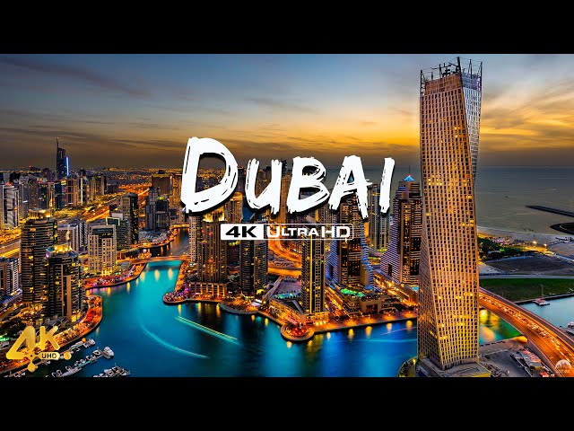 Dubai 4K ULTRA HD - Scenic Relaxation Film With Relaxing Piano Music - City Scapes 4K