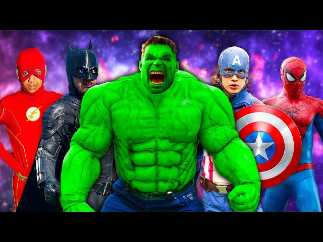 Superheroes VS Hulk!