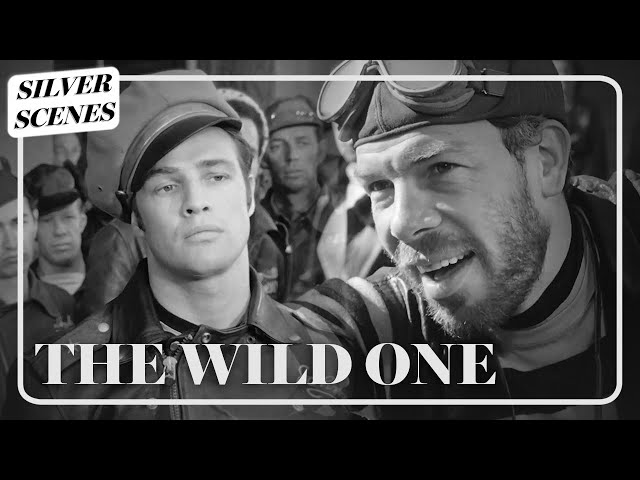 Johnny Fights Chino - Marlon Brando | The Wild One | Silver Scenes