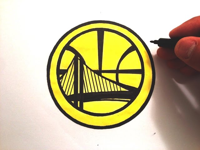 How to Draw the Golden State Warriors Logo