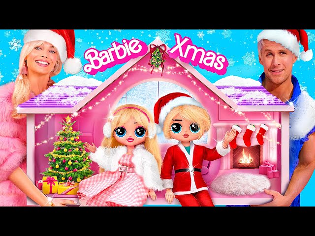 Christmas in a Barbie House / 33 DIYs for LOL OMG