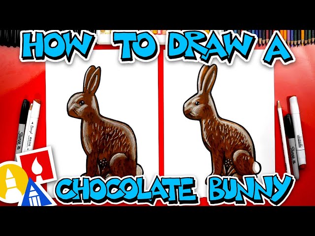 How To Draw A Chocolate Easter Bunny