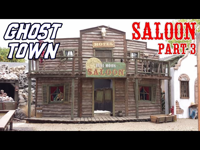 Making an Old West Town - Wild West Ghost Town Saloon Building - Saloon Doors & Shutters