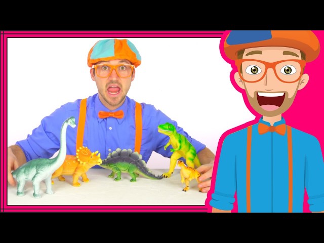 Dinosaurs for Kids with Blippi | Dinosaur Song and Toys