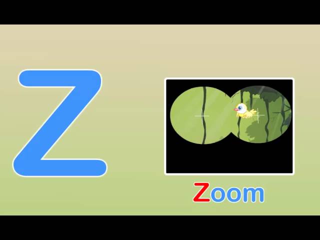 What Words Start With Letter Z? *Words For Toddlers*