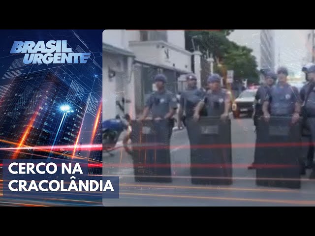 Polícia de São Paulo faz cerco na cracolândia