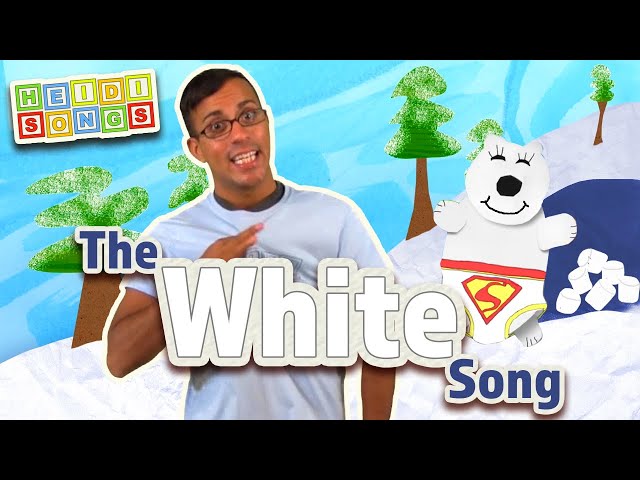 The WHITE Song | HeidiSongs' Sing & Spell Colors!