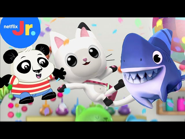 'Jumping Party!' Dance Song for Kids w Action Pack, Octonauts & More 🎶 | Netflix Jr Jams