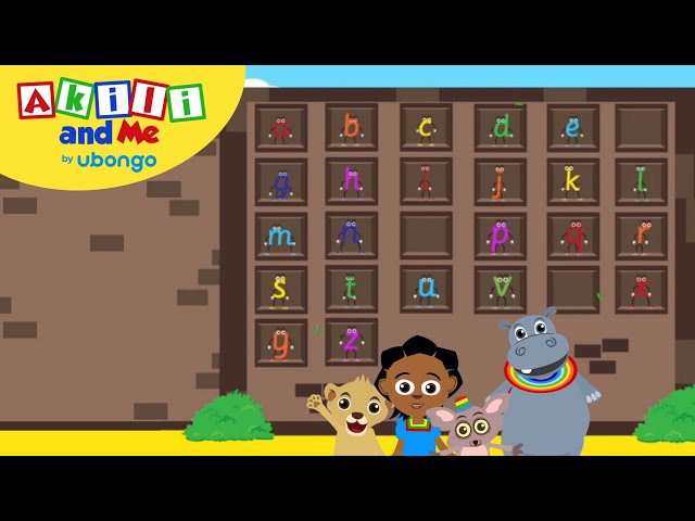 STORYTIME: Akili and the Alphabet Wall! | New Words with Akili and Me | African Educational Cartoons
