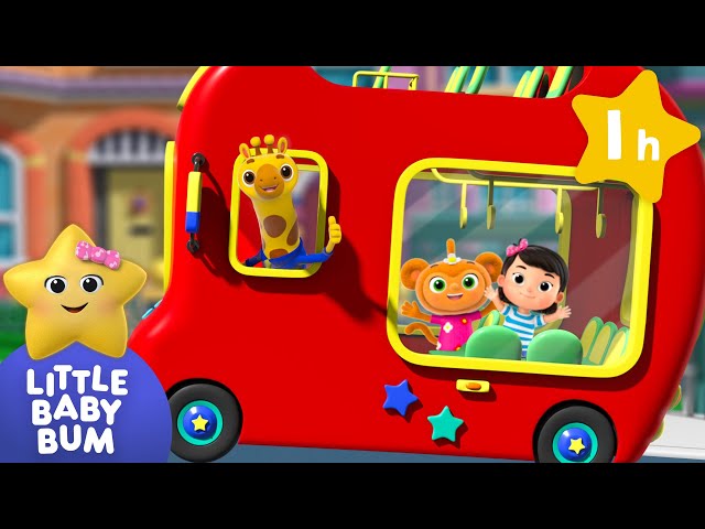 Hey Mr. Bus Driver!  +More⭐ LittleBabyBum Nursery Rhymes - One Hour of Baby Songs
