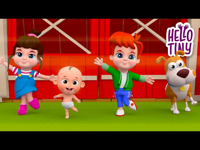 Let's dance the Looby Loo! 🕺 | Nursery Rhymes for Kids | Hello Tiny | Animaj Kids