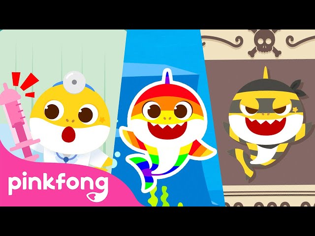Baby Shark BEST Cartoon Episodes 2hr | +Compilation | Story and Song for Kids | Pinkfong Baby Shark