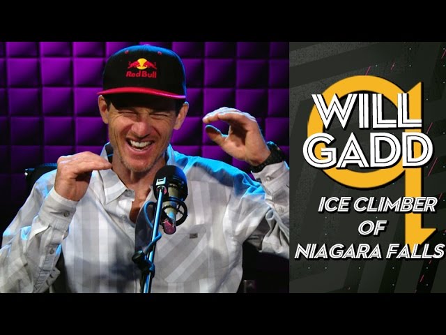 Ice Climber of Niagara Falls, Will Gadd, on q