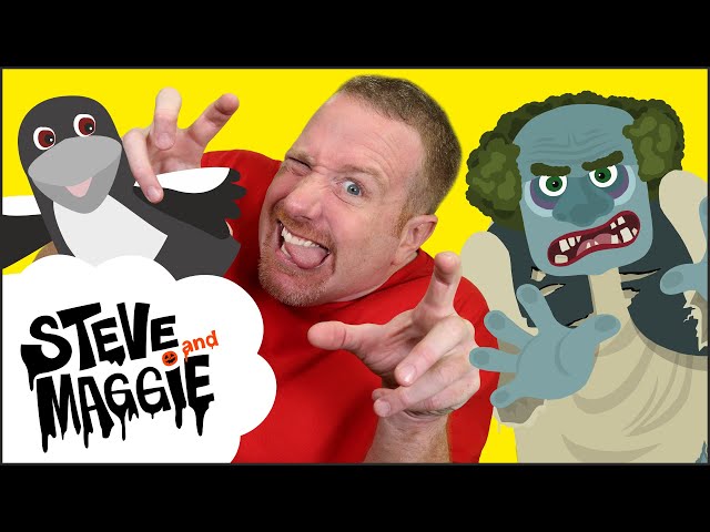 Halloween Mr Sun Trick or Treat on Steve and Maggie | Spooky and Scary Wow English TV