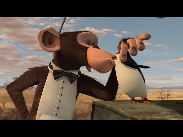 DreamWorks Madagascar | Kiss You Monkey Man | Madagascar: Escape 2 Africa Movie Clip
