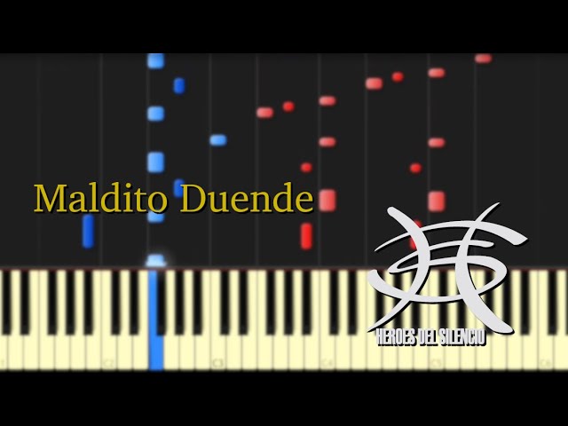Maldito Duende (Héroes del Silencio) / Piano Tutorial & Sheet Music