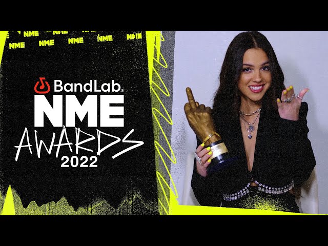 Olivia Rodrigo wins Best New Act In The World supported by CanO Water at the BandLab NME Awards 2022