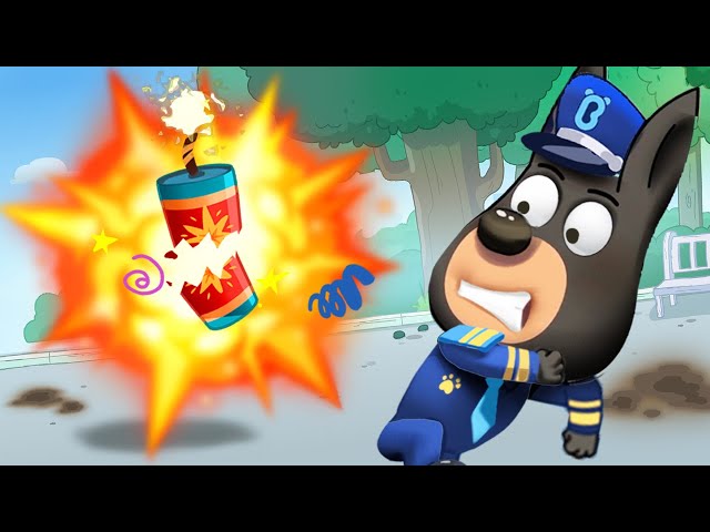 Dangerous Firecrackers | Kids Safety Tips | Sheriff Labrador | Kids Cartoon | BabyBus
