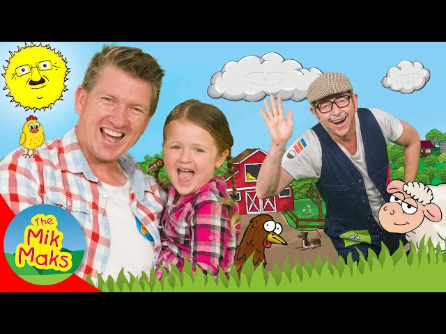 Fun Farming and Farm Animals Song | Kids Songs and Nursery Rhymes | The Mik Maks