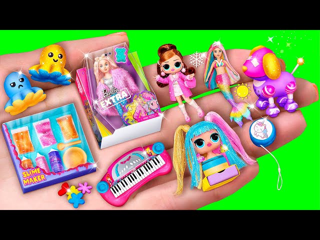 Miniature Toys and Dolls! 31 DIYs for LOL OMG