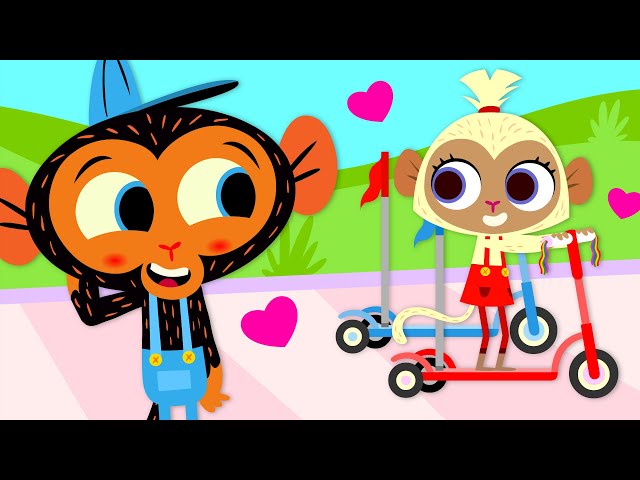 Mr. Monkey's Valentine's Day Celebration | Cartoon for Kids