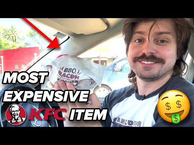 Trying The Most Expensive Fast Foods: Drive-Thru Challenge