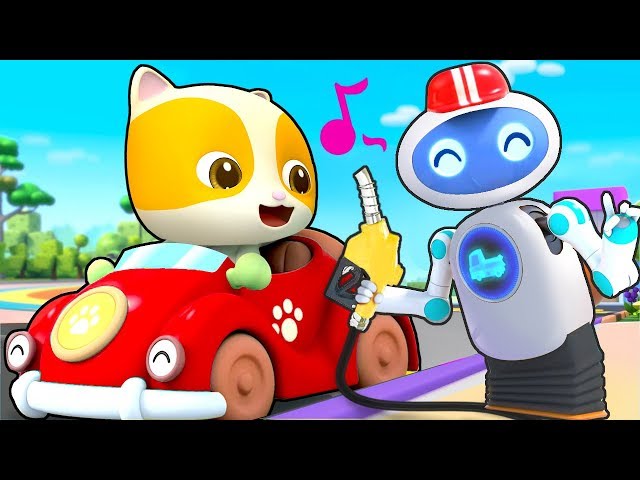 Magical Robot Gas Pumper | Doctor Cartoon, Police Truck | Kids Cartoon | Kids Cartoon | BabyBus